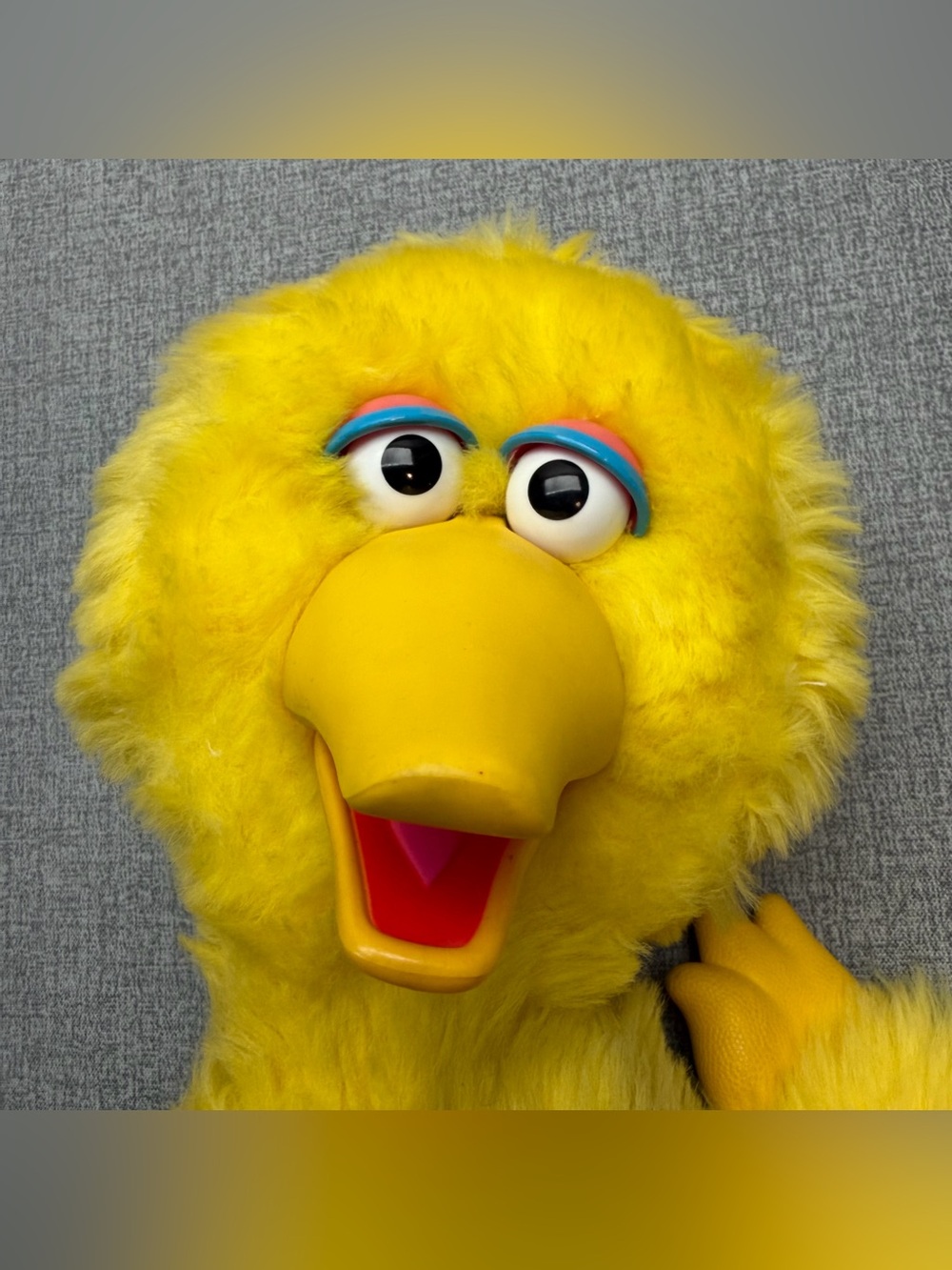 Vintage 1986 Ideal Big Bird Story Magic Talking Plush Untested As-Is - Picture 6 of 9